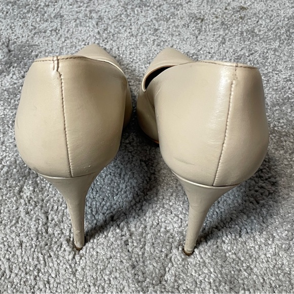 Kazar Women's Beige Leather Stiletto Pumps Size 38.5/US 7.5 - Picture 10 of 11